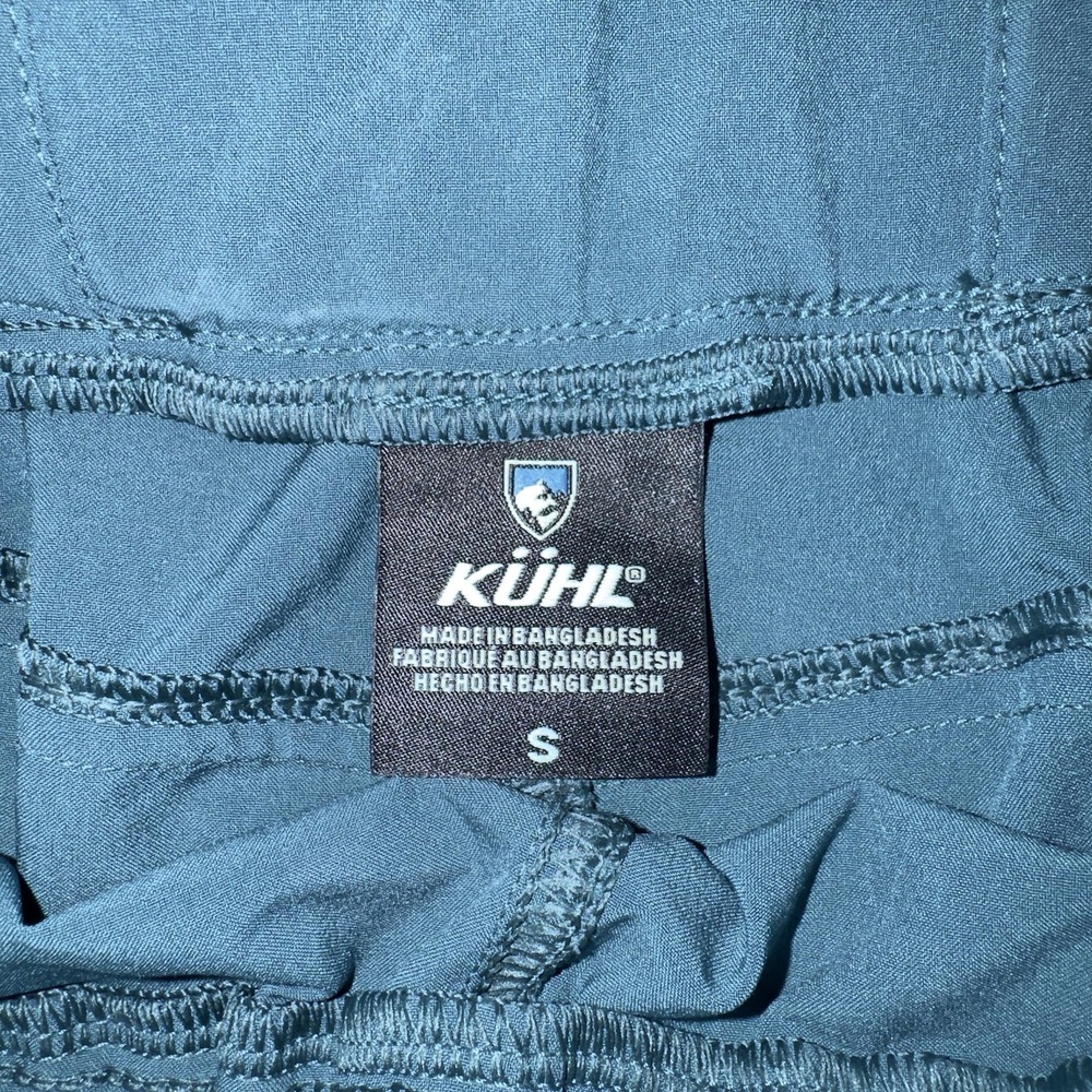 Kuhl Shorts Womens Small Blue Lightweight Hiking Athletic Elastic Waist Pockets - Picture 5 of 10